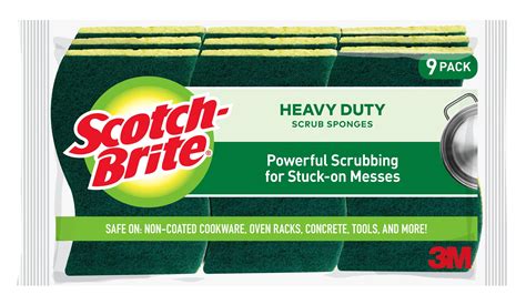 Scotch-Brite Heavy Duty Scrub Sponges, Sponges for Cleaning Kitchen and Household, Heavy Duty Sponges Safe for Non-Coated Cookware, 24 Scrubbing Sponges 4.7 out of 5 stars 1,535 31 offers from $21.27